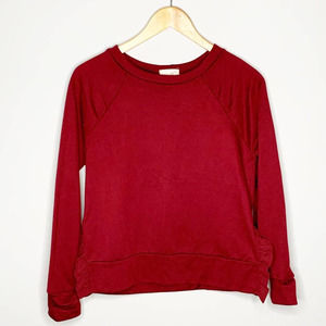 Anthropologie En Elly Ruffled Side Slit Top XS